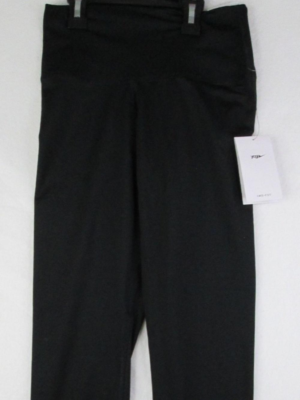 Nike Yoga Women's Small High Rise Tight Fit 7/8 Yoga Leggings Black CU5293-010